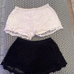Mossimo lace shorts